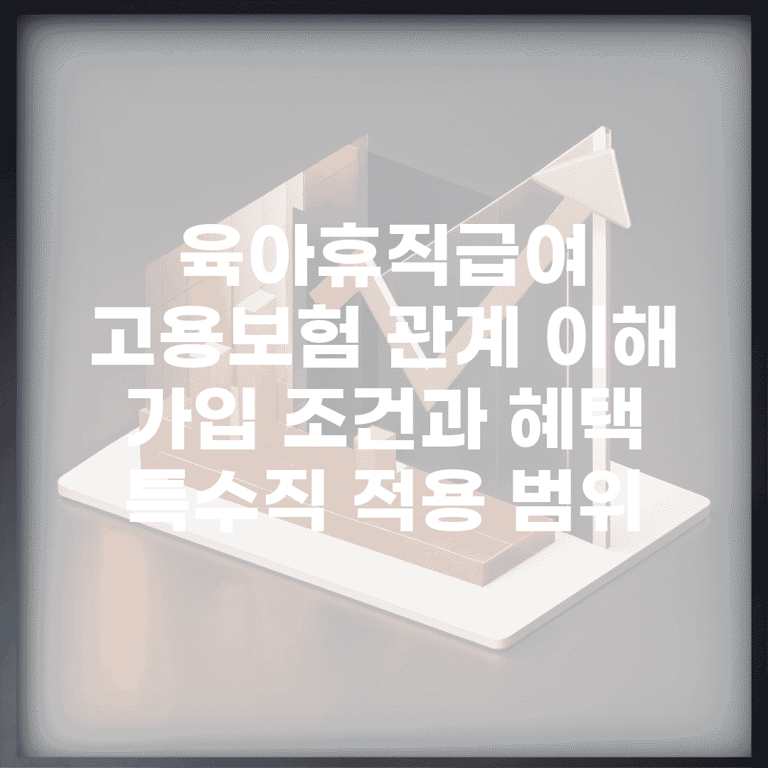 육아휴직급여 고용보험 관계 이해 | 가입 조건과 혜택 | 특수직 적용 범위