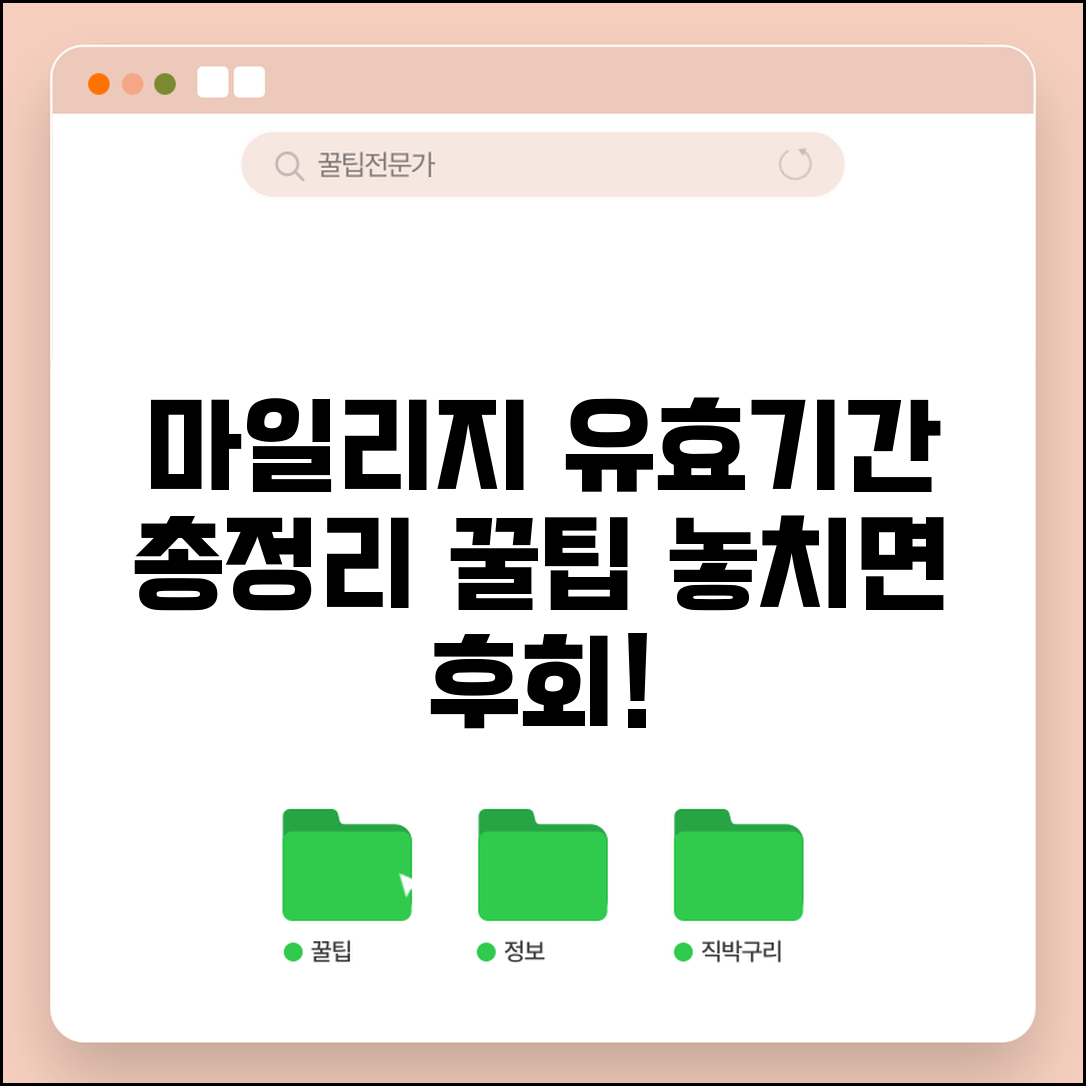 항공 마일리지 유효기간 총정리와 이용 팁