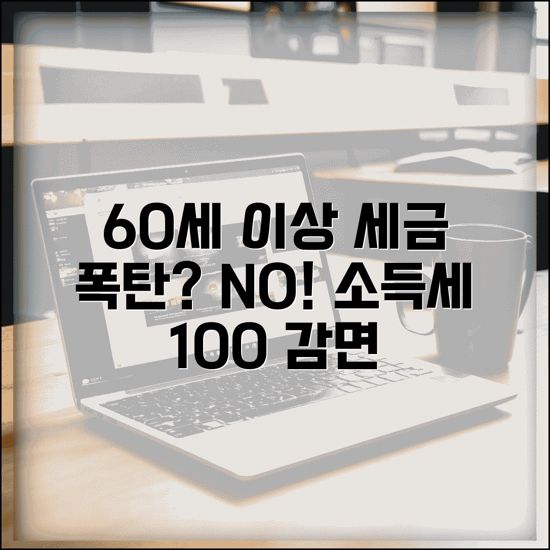 60세 이상 소득세 감면 혜택 총정리 | 세금 절약 방법, 조건, 신청 절차 자세히 보기