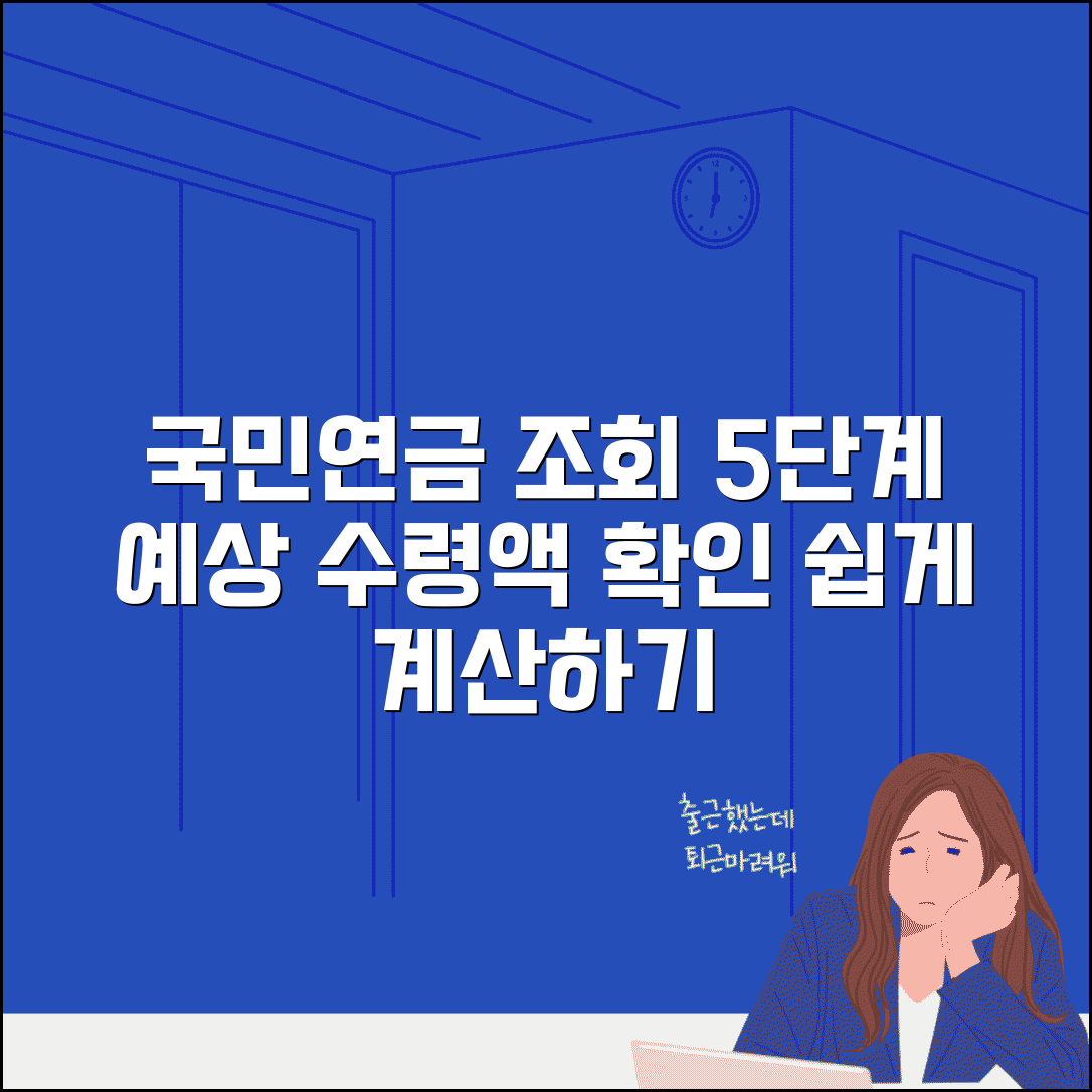 국민연금 수령액 조회 방법 5단계 | 예상 수령액 확인, 계산 및 절차 총정리