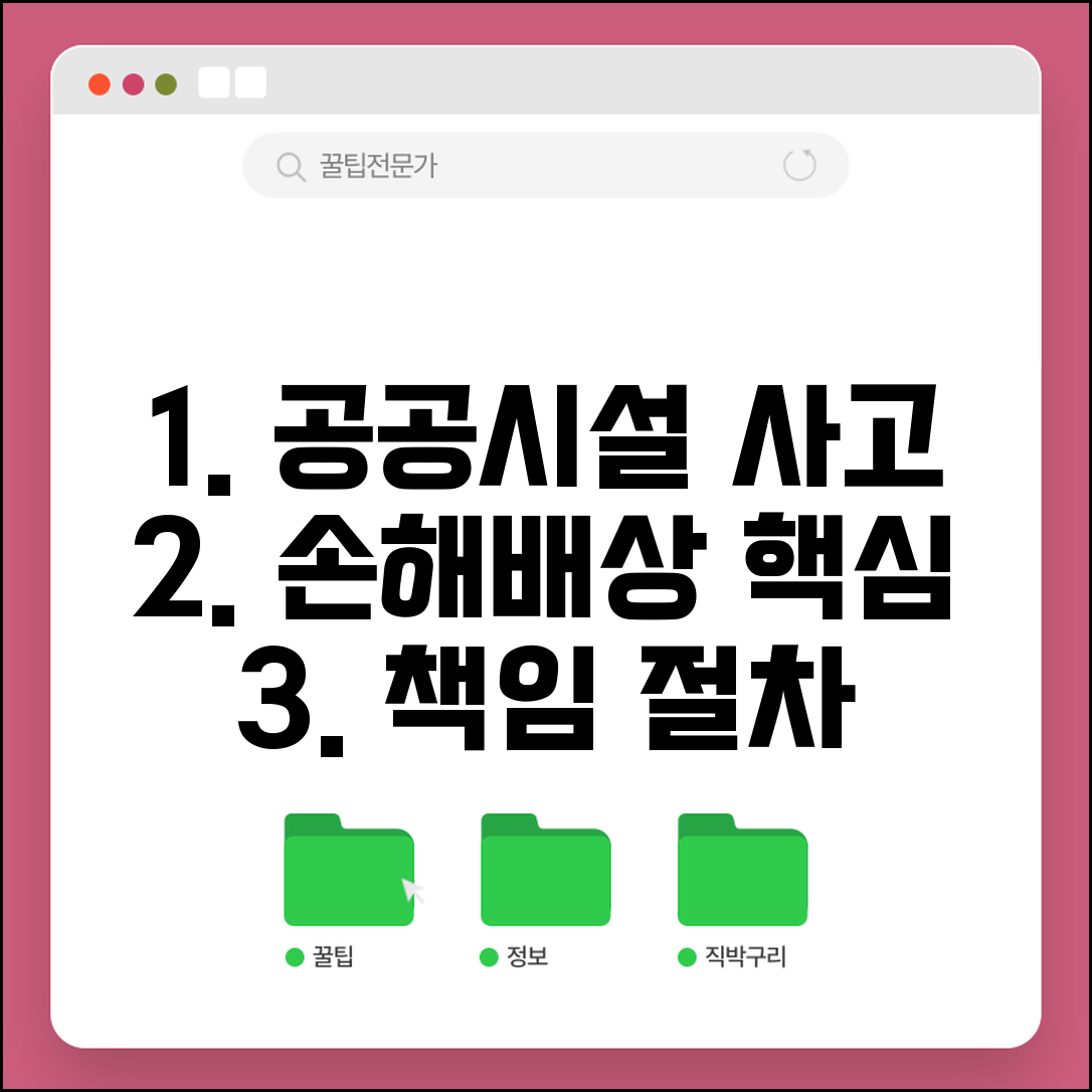 공공시설 사고 손해배상: 공공 시설 사고 책임 범위와 청구 절차 총정리
