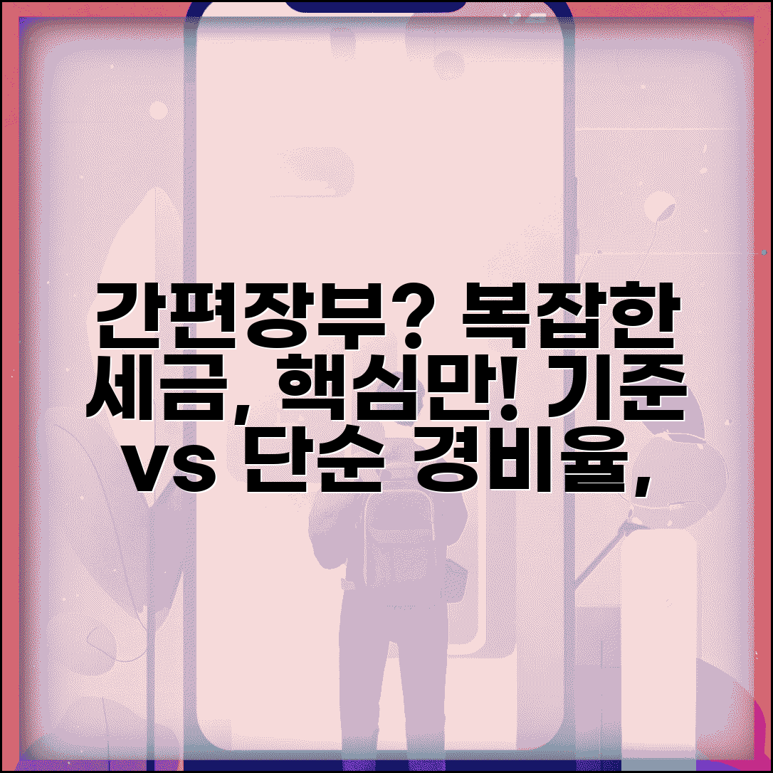 간편장부대상자 기준경비율 단순경비율 차이 | 세금 계산 방식 비교 및 필요 서류 총정리