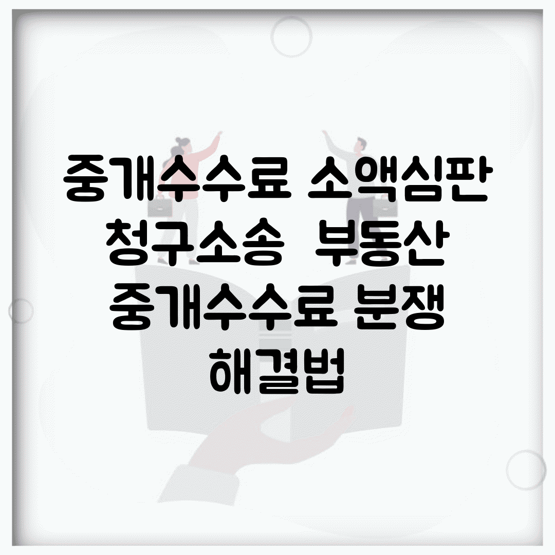 중개수수료 소액심판 청구소송 | 부동산 중개수수료 분쟁 해결법