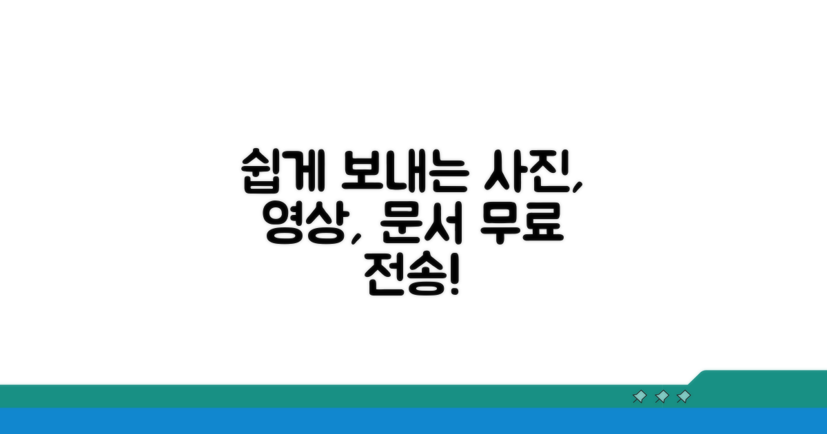 사진, 영상, 문서 쉽게 보내기