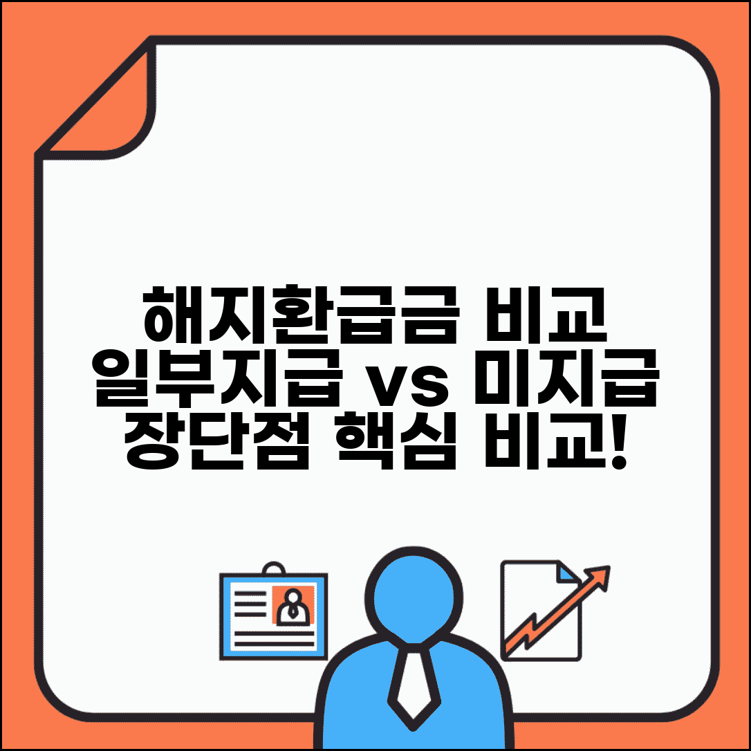 해지환급금 일부지급형 특징 미지급형과 장단점 비교