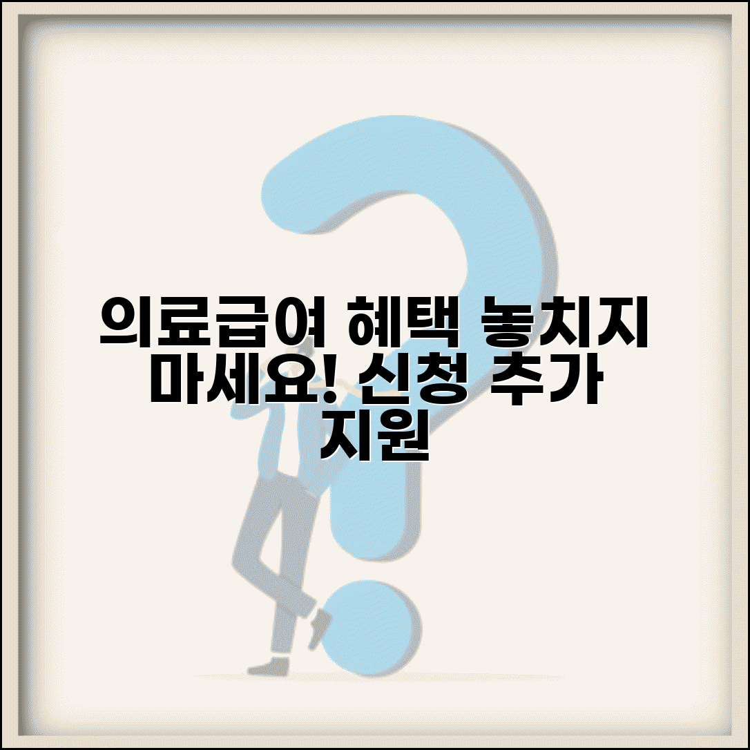 의료급여 수급자 혜택 신청 방법과 추가 지원 안내