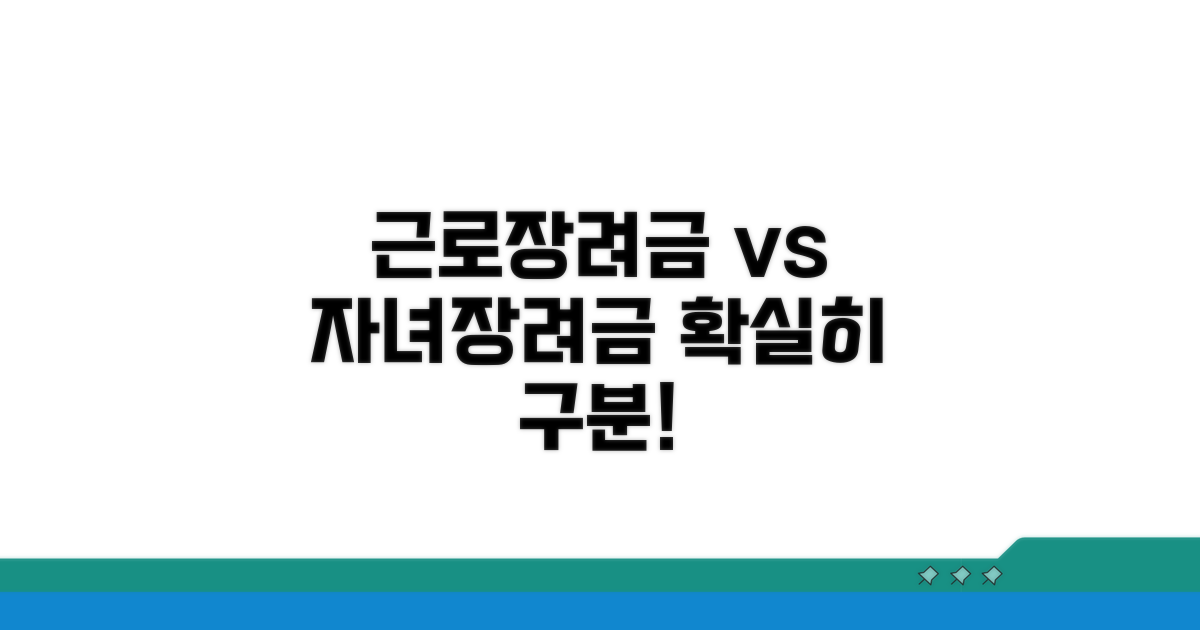 근로·자녀장려금, 뭐가 다를까?