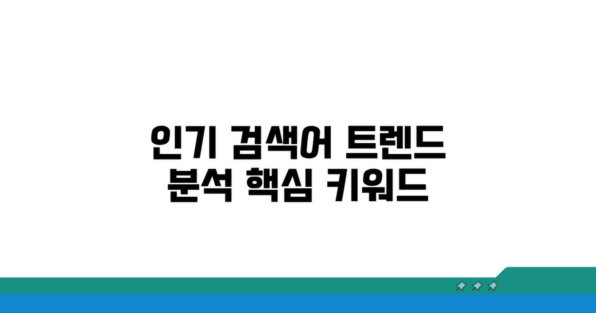 주목받는 인기 검색어 트렌드 파악