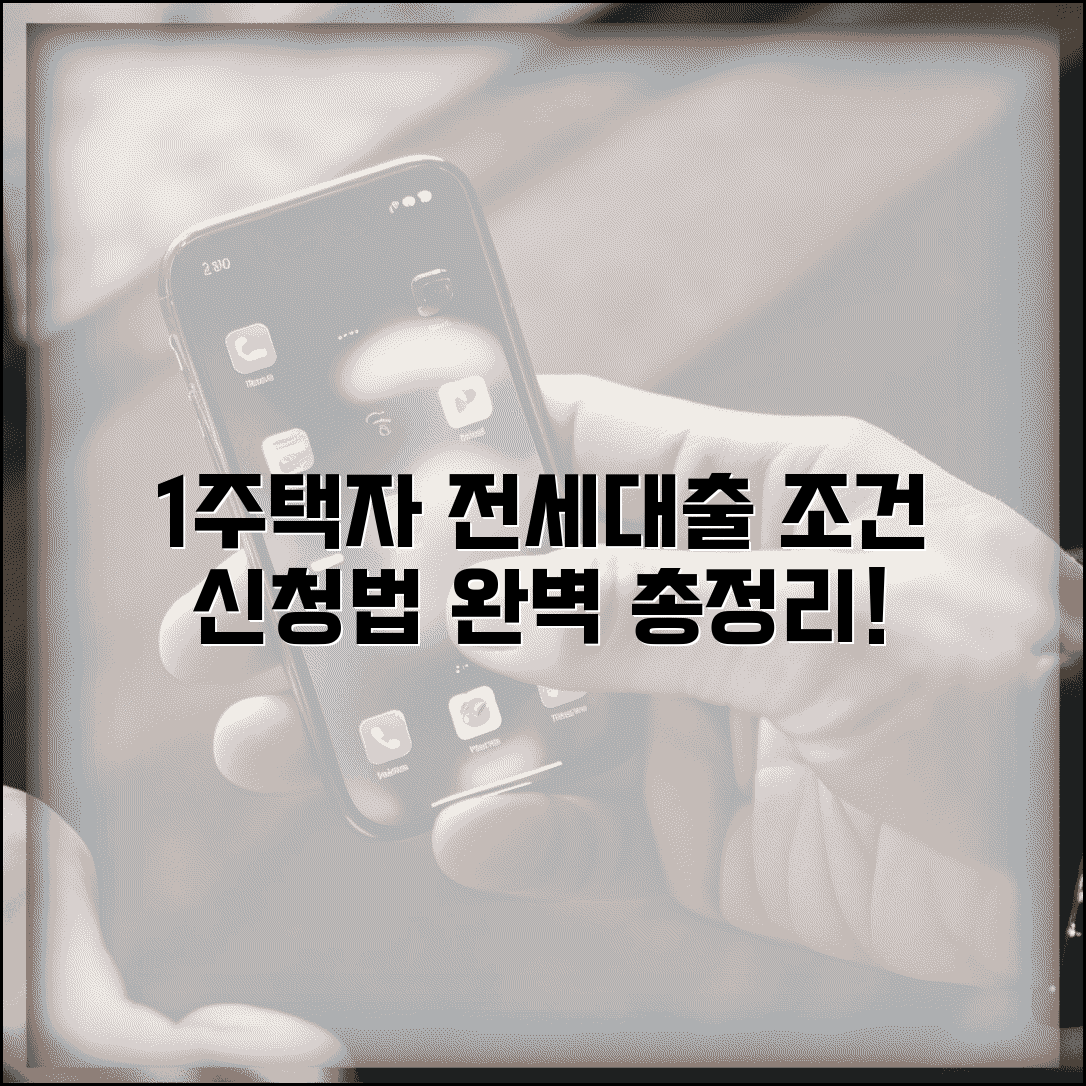 1주택자 전세자금대출 조건 자격 | 1주택자 전세대출 신청방법, 필요서류 총정리