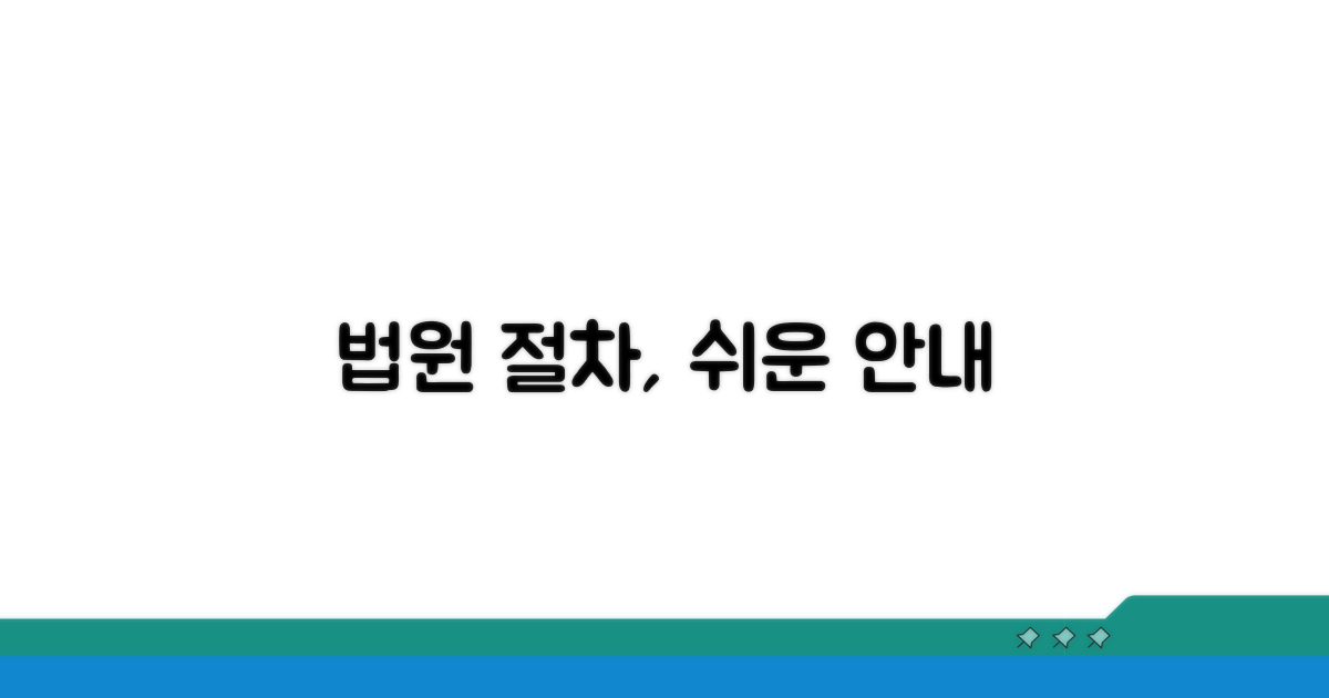 소장 제출과 법원 절차 안내