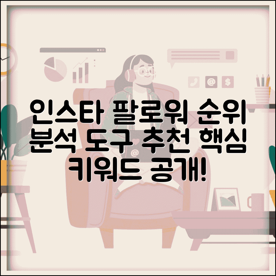 인스타 팔로워 순위 확인 방법 | 내 게시물 반응 팔로워 분석 도구 추천 및 사용법