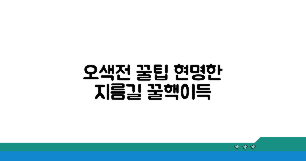 현명한 오색전 활용 꿀팁