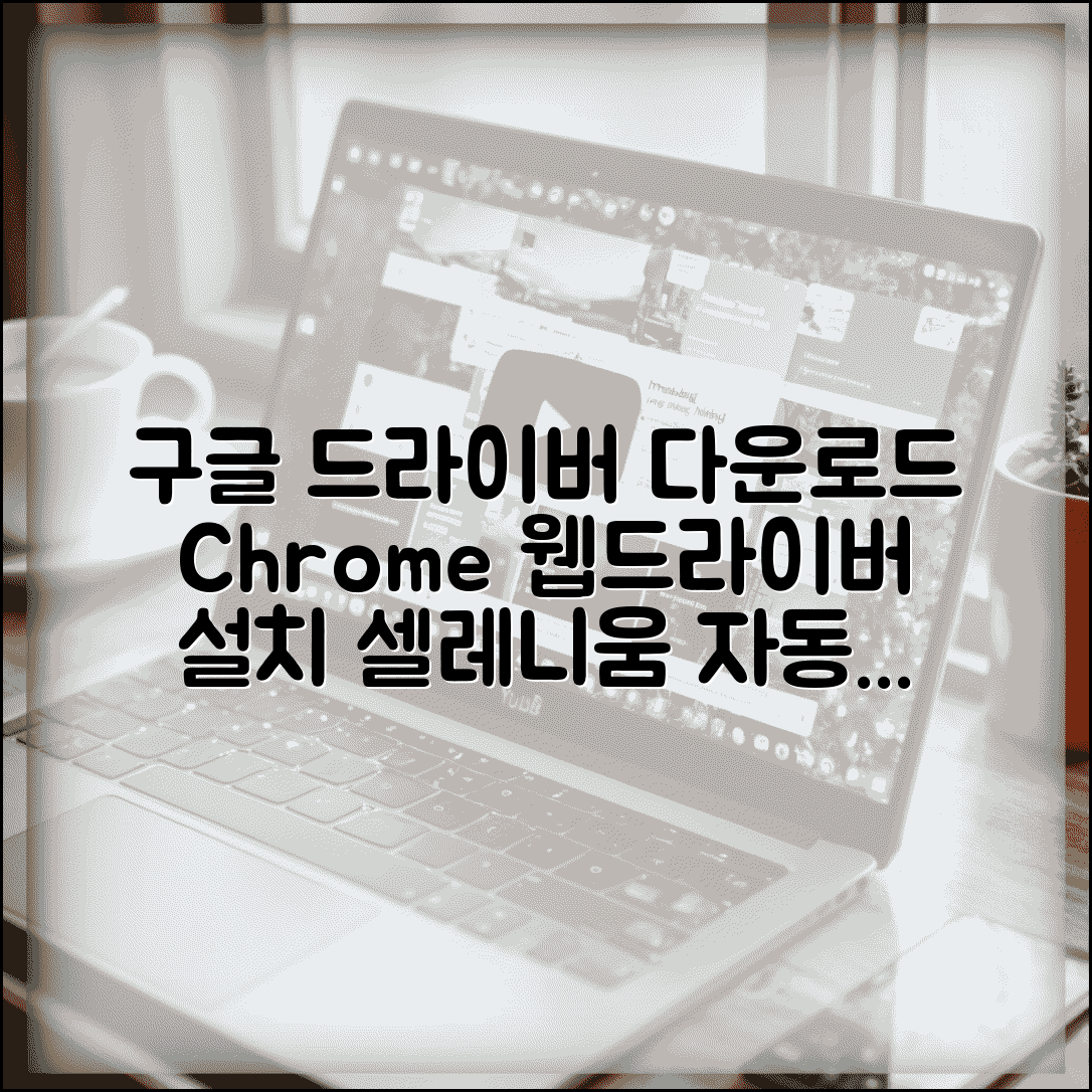 구글 드라이버 다운로드 Chrome | 크롬 웹드라이버 설치 및 셀레니움 자동화 방법 총정리