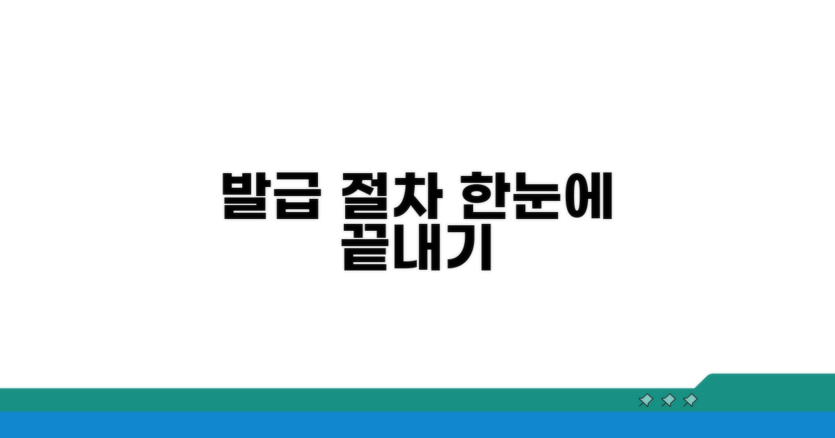 발급 절차 한눈에 보기