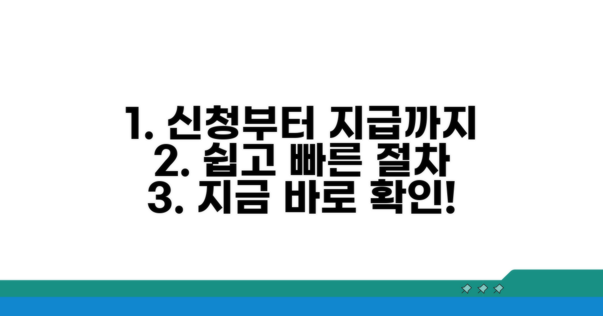 온라인 신청부터 지급까지 절차 안내