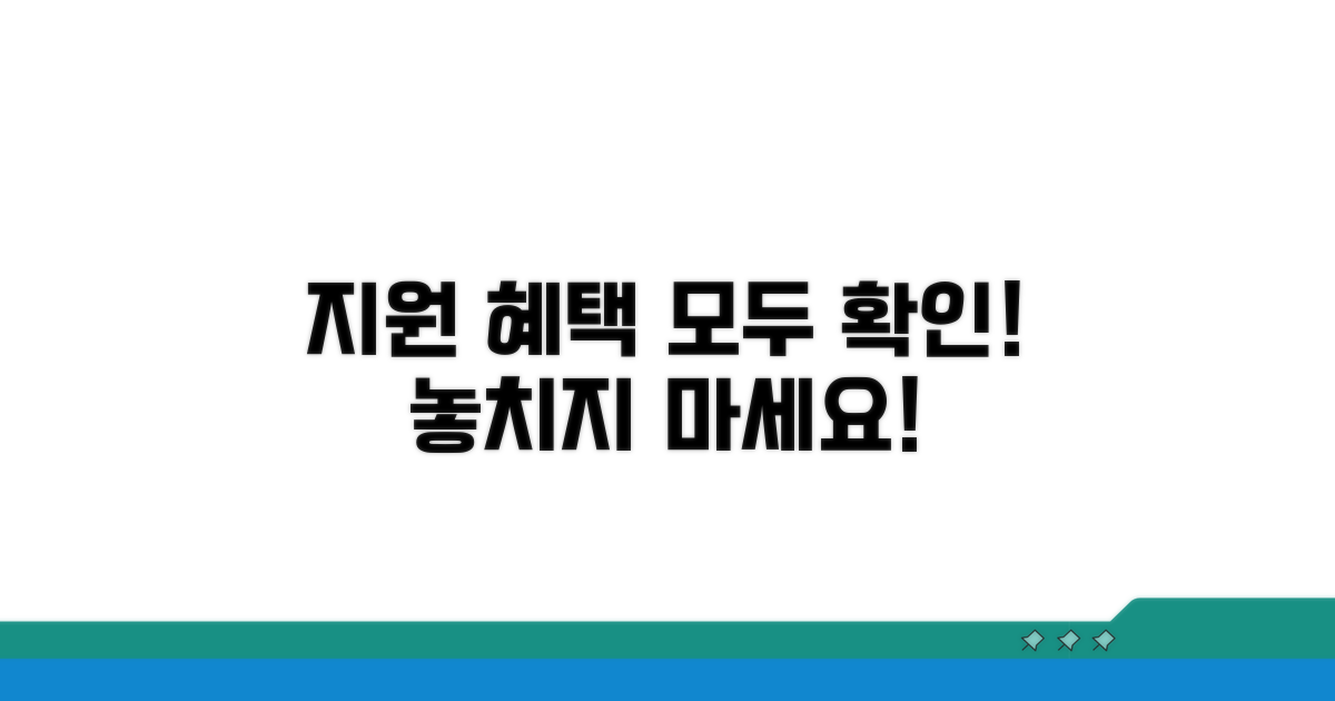 지원내용과 든든한 혜택 확인