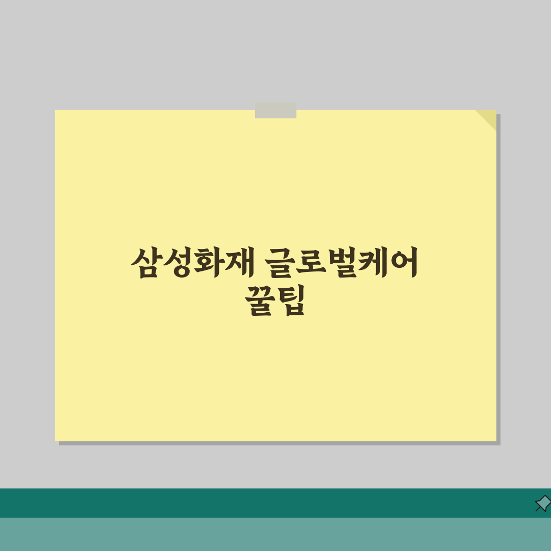여행자보험 삼성화재 글로벌케어 | 해외 응급실 이용 의료진 상담 솔직후기