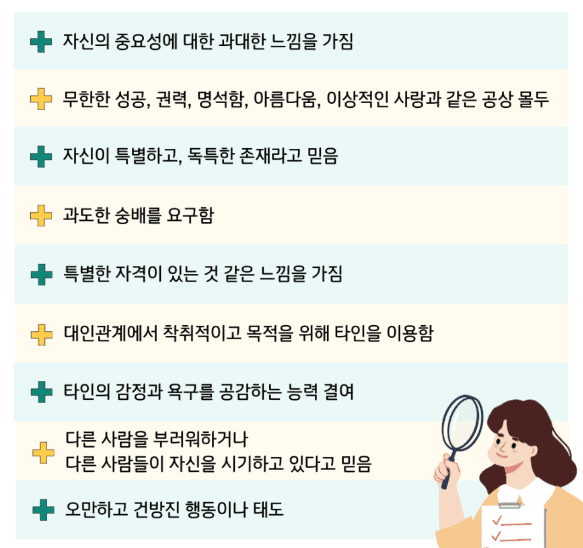 나르시시스트 자가진단 테스트